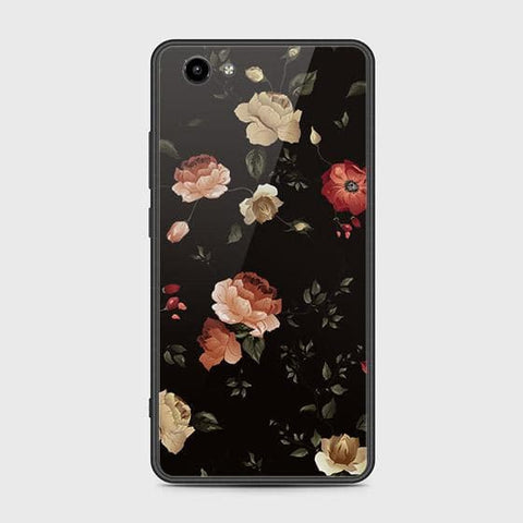 Vivo Y71 Cover - Floral Series 2 - HQ Ultra Shine Premium Infinity Glass Soft Silicon Borders Case