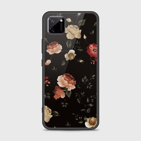 Realme C11 Cover - Floral Series 2 - HQ Ultra Shine Premium Infinity Glass Soft Silicon Borders Case