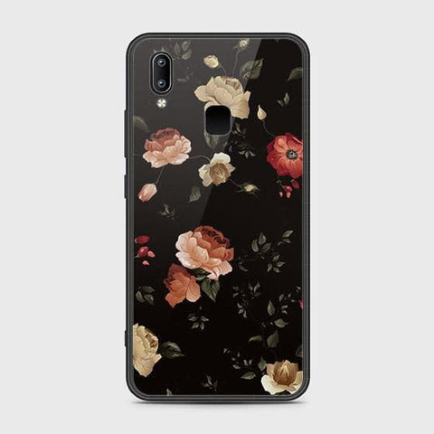 Vivo Y91 Cover - Floral Series 2 - HQ Ultra Shine Premium Infinity Glass Soft Silicon Borders Case