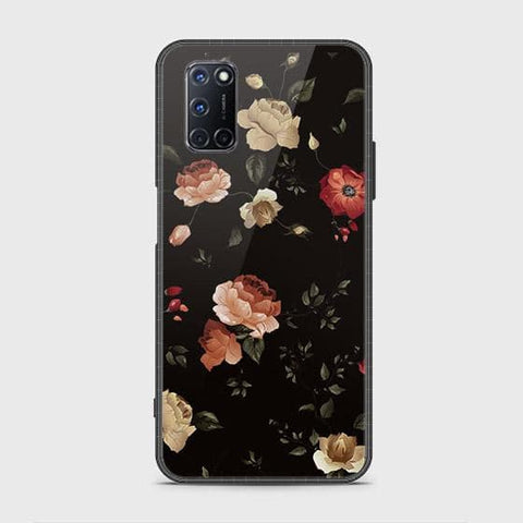 Oppo A72 Cover - Floral Series 2 - HQ Ultra Shine Premium Infinity Glass Soft Silicon Borders Case