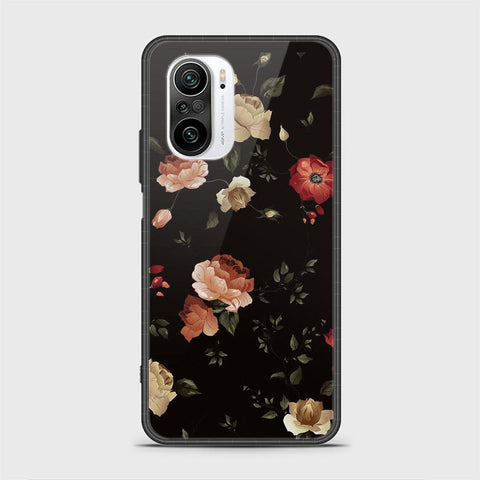 Xiaomi Redmi K40 Pro Cover- Floral Series 2 - HQ Ultra Shine Premium Infinity Glass Soft Silicon Borders Case