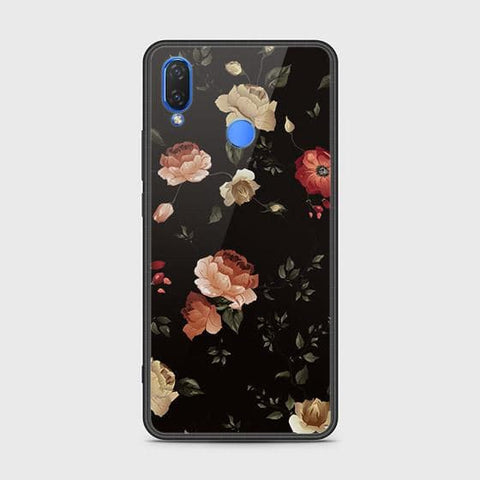 Honor 8C Cover - Floral Series 2 - HQ Ultra Shine Premium Infinity Glass Soft Silicon Borders Case