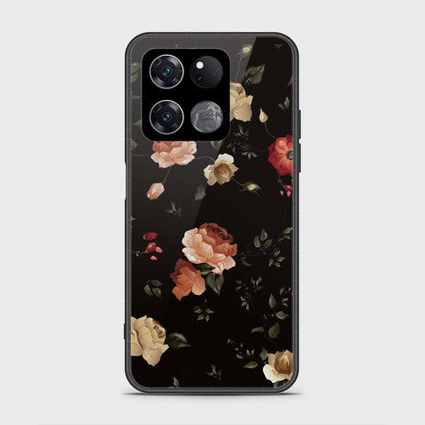 OnePlus Ace Racing Cover- Floral Series 2 - HQ Ultra Shine Premium Infinity Glass Soft Silicon Borders Case