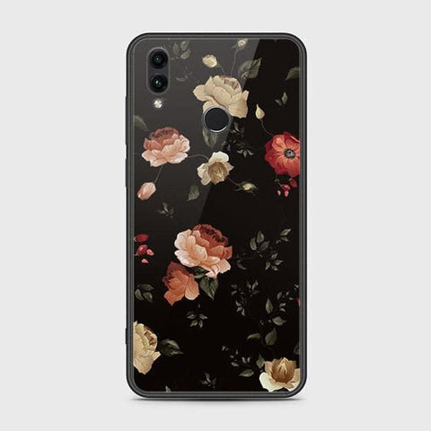 Huawei Honor 10 Lite Cover - Floral Series 2 - HQ Ultra Shine Premium Infinity Glass Soft Silicon Borders Case