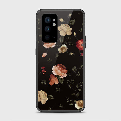 OnePlus 9RT 5G Cover- Floral Series 2 - HQ Ultra Shine Premium Infinity Glass Soft Silicon Borders Case