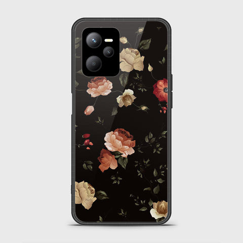 Realme Narzo 50A Prime Cover- Floral Series 2 - HQ Ultra Shine Premium Infinity Glass Soft Silicon Borders Case