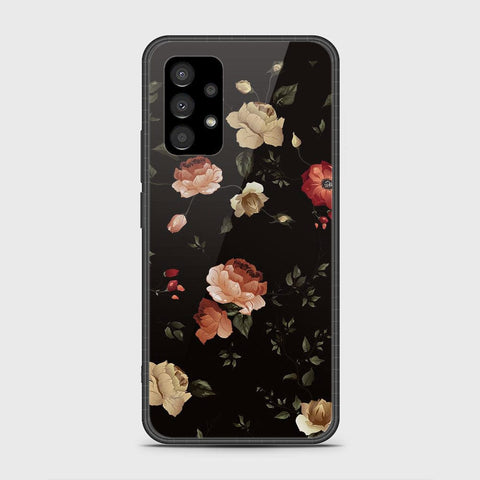 Samsung Galaxy A23 Cover- Floral Series 2 - HQ Ultra Shine Premium Infinity Glass Soft Silicon Borders Case