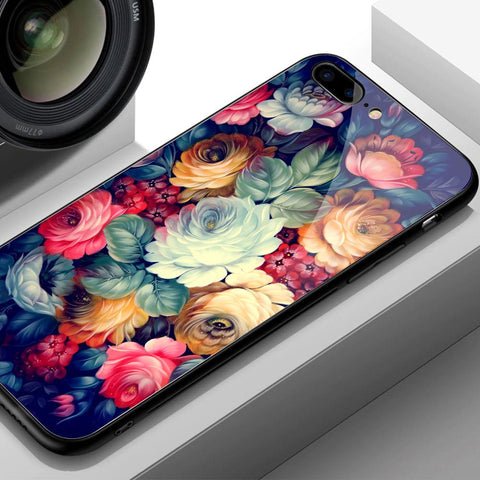 Oppo A83 Cover - Floral Series 2 - HQ Ultra Shine Premium Infinity Glass Soft Silicon Borders Case