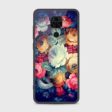 Xiaomi Redmi 10X 4G Cover - Floral Series 2 - HQ Ultra Shine Premium Infinity Glass Soft Silicon Borders Case