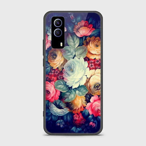 Vivo Y53s 5G Cover - Floral Series 2 - HQ Ultra Shine Premium Infinity Glass Soft Silicon Borders Case