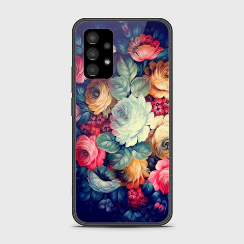 Samsung Galaxy A53 5G Cover- Floral Series 2 - HQ Ultra Shine Premium Infinity Glass Soft Silicon Borders Case