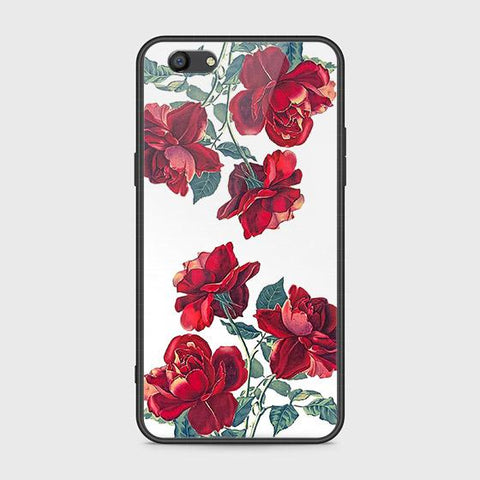 Oppo F3 Cover - Floral Series 2 - HQ Ultra Shine Premium Infinity Glass Soft Silicon Borders Case