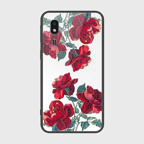 Samsung Galaxy A2 Core Cover - Floral Series 2 - HQ Ultra Shine Premium Infinity Glass Soft Silicon Borders Case