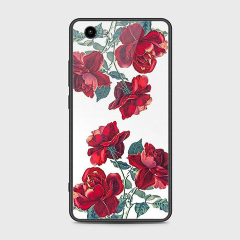 Vivo Y71 Cover - Floral Series 2 - HQ Ultra Shine Premium Infinity Glass Soft Silicon Borders Case