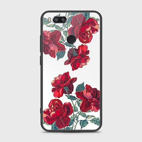 Xiaomi Mi A1 / Mi 5X Cover - Floral Series 2 - HQ Ultra Shine Premium Infinity Glass Soft Silicon Borders Case