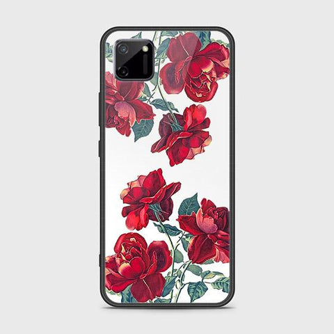 Realme C11 Cover - Floral Series 2 - HQ Ultra Shine Premium Infinity Glass Soft Silicon Borders Case