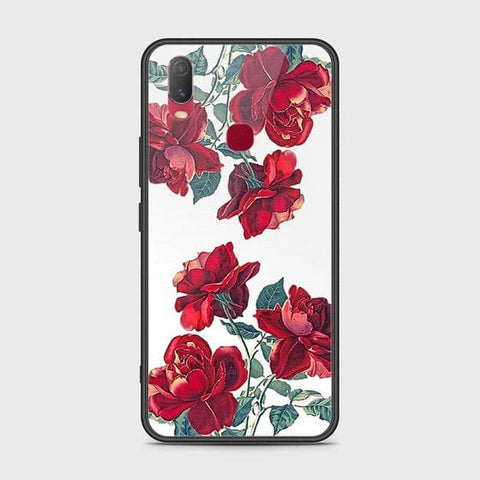 Vivo Y11 2019 Cover - Floral Series 2 - HQ Ultra Shine Premium Infinity Glass Soft Silicon Borders Case