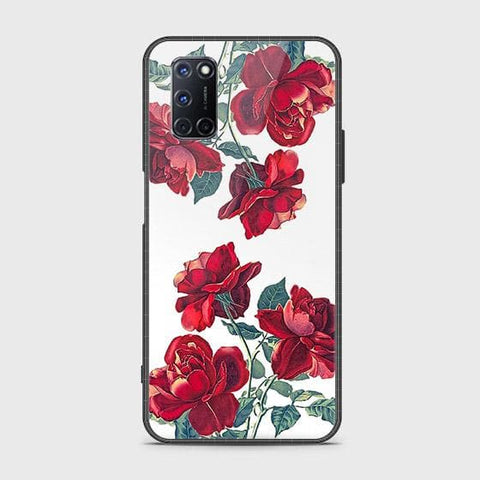 Oppo A72 Cover - Floral Series 2 - HQ Ultra Shine Premium Infinity Glass Soft Silicon Borders Case