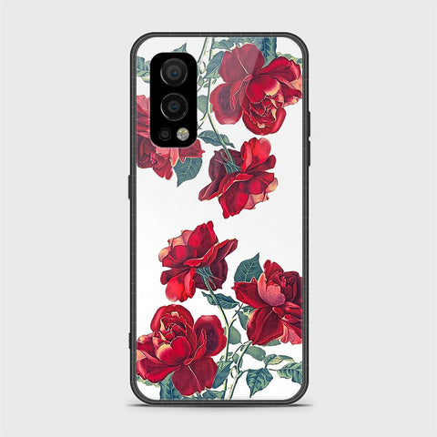 OnePlus Nord 2 Cover- Floral Series 2 - HQ Ultra Shine Premium Infinity Glass Soft Silicon Borders Case