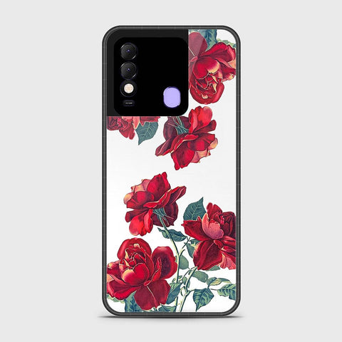 Tecno Spark 8 Cover- Floral Series 2 - HQ Ultra Shine Premium Infinity Glass Soft Silicon Borders Case