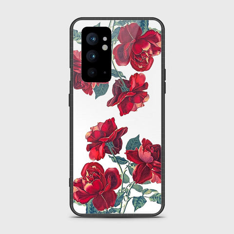 OnePlus 9RT 5G Cover- Floral Series 2 - HQ Ultra Shine Premium Infinity Glass Soft Silicon Borders Case