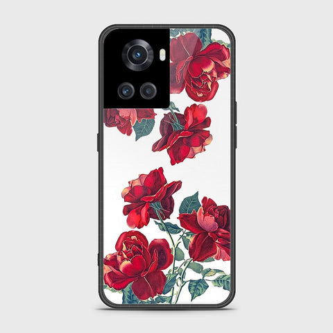 OnePlus 10R Cover- Floral Series 2 - HQ Ultra Shine Premium Infinity Glass Soft Silicon Borders Case