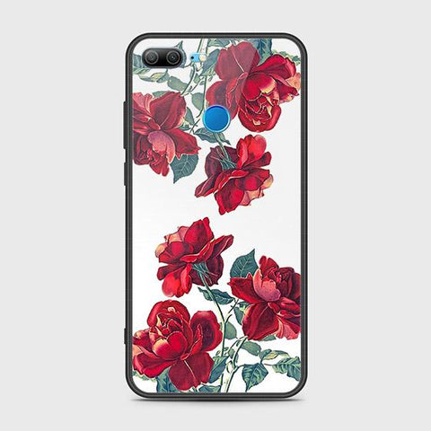 Huawei Honor 9 Lite Cover - Floral Series 2 - HQ Ultra Shine Premium Infinity Glass Soft Silicon Borders Case