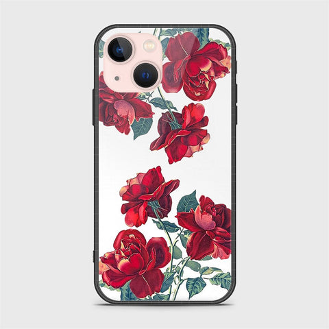 iPhone 14 Plus Cover- Floral Series 2 - HQ Ultra Shine Premium Infinity Glass Soft Silicon Borders Case