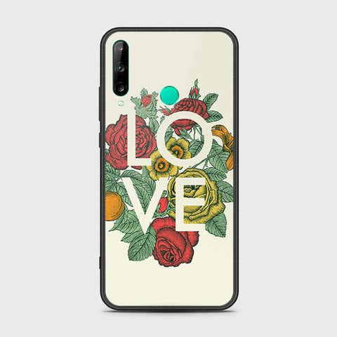 Huawei P40 lite E Cover - Floral Series 2 - HQ Ultra Shine Premium Infinity Glass Soft Silicon Borders Case