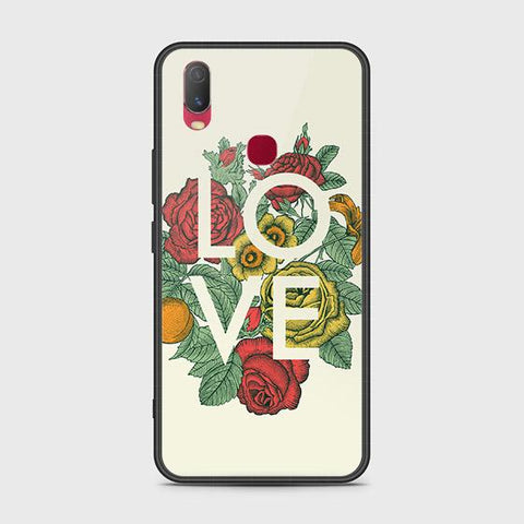 Vivo Y11 2019 Cover - Floral Series 2 - HQ Ultra Shine Premium Infinity Glass Soft Silicon Borders Case