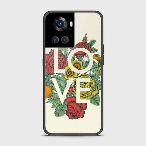 OnePlus 10R Cover- Floral Series 2 - HQ Ultra Shine Premium Infinity Glass Soft Silicon Borders Case