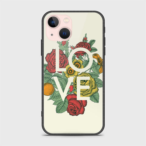 iPhone 14 Plus Cover- Floral Series 2 - HQ Ultra Shine Premium Infinity Glass Soft Silicon Borders Case