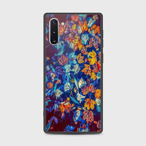 Samsung Galaxy Note 10 Cover - Floral Series 2 - HQ Ultra Shine Premium Infinity Glass Soft Silicon Borders Case