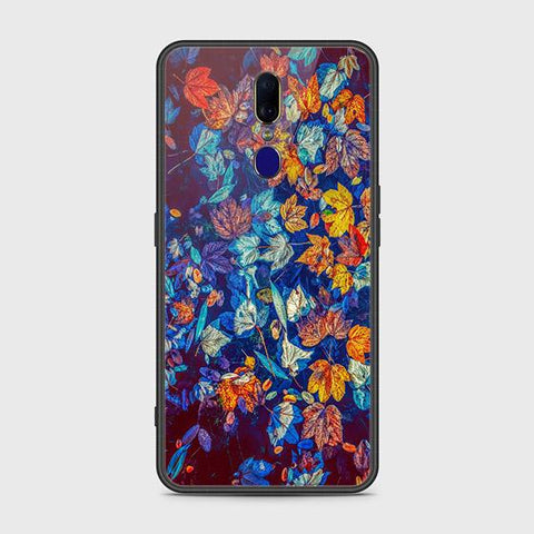 Oppo F11 Cover - Floral Series 2 - HQ Ultra Shine Premium Infinity Glass Soft Silicon Borders Case