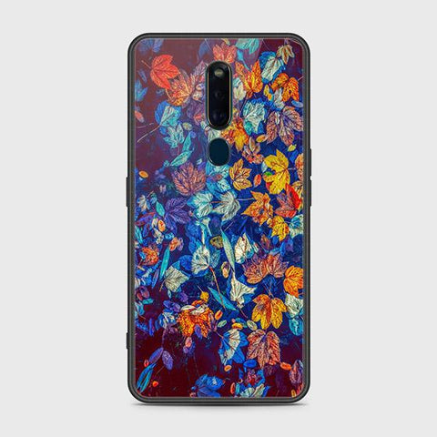 Oppo F11 Pro Cover - Floral Series 2 - HQ Ultra Shine Premium Infinity Glass Soft Silicon Borders Case