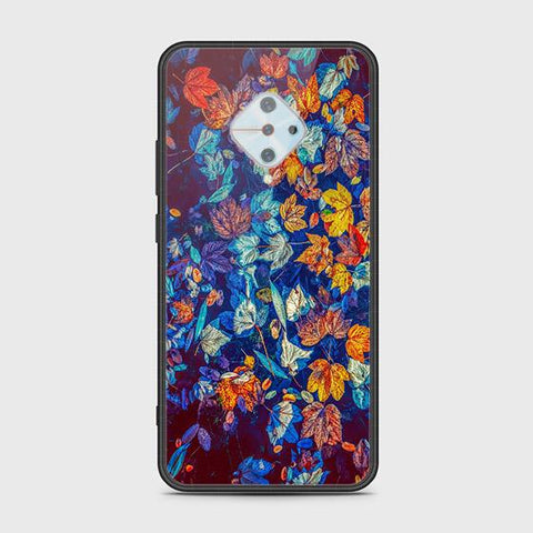 Vivo Y51 Cover - Floral Series 2 - HQ Ultra Shine Premium Infinity Glass Soft Silicon Borders Case