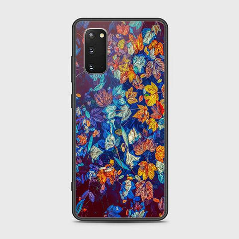 Samsung Galaxy S20 Plus Cover - Floral Series 2 - HQ Ultra Shine Premium Infinity Glass Soft Silicon Borders Case