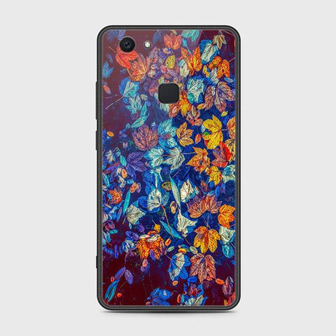 Vivo V7 Plus Cover - Floral Series 2 - HQ Ultra Shine Premium Infinity Glass Soft Silicon Borders Case