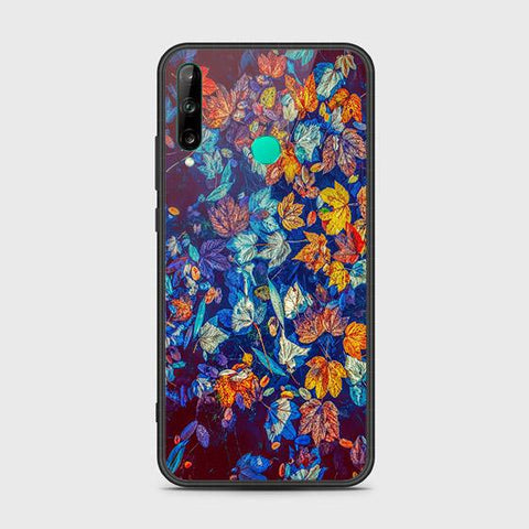 Huawei P40 lite E Cover - Floral Series 2 - HQ Ultra Shine Premium Infinity Glass Soft Silicon Borders Case