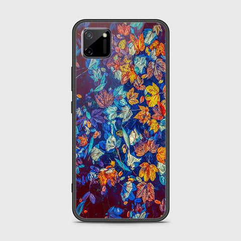 Realme C11 Cover - Floral Series 2 - HQ Ultra Shine Premium Infinity Glass Soft Silicon Borders Case