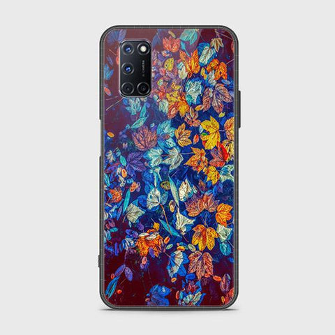 Oppo A72 Cover - Floral Series 2 - HQ Ultra Shine Premium Infinity Glass Soft Silicon Borders Case