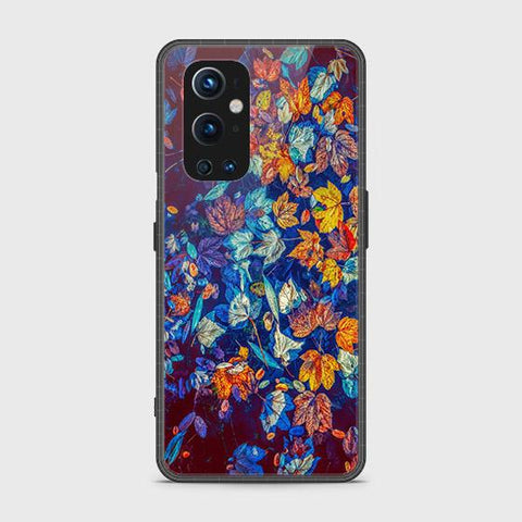 Oneplus 9 Pro Cover - Floral Series 2 - HQ Ultra Shine Premium Infinity Glass Soft Silicon Borders Case