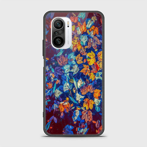 Xiaomi Redmi K40 Pro Cover- Floral Series 2 - HQ Ultra Shine Premium Infinity Glass Soft Silicon Borders Case