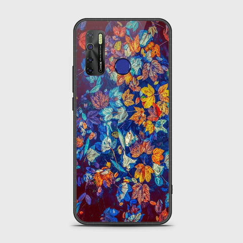 Infinix Hot 9 Pro Cover- Floral Series 2 - HQ Ultra Shine Premium Infinity Glass Soft Silicon Borders Case