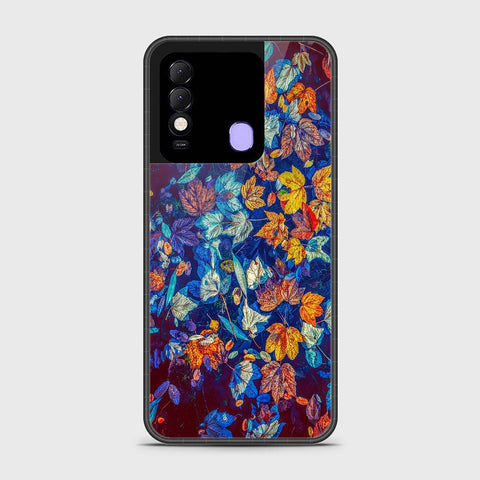 Tecno Spark 8 Cover- Floral Series 2 - HQ Ultra Shine Premium Infinity Glass Soft Silicon Borders Case