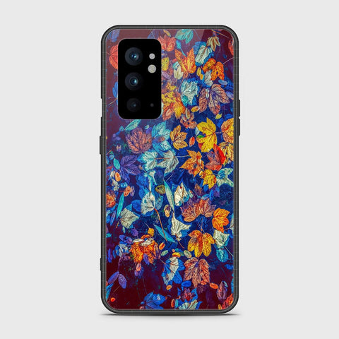 OnePlus 9RT 5G Cover- Floral Series 2 - HQ Ultra Shine Premium Infinity Glass Soft Silicon Borders Case