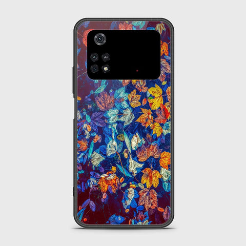Xiaomi Poco M4 Pro 4G Cover- Floral Series 2 - HQ Ultra Shine Premium Infinity Glass Soft Silicon Borders Case