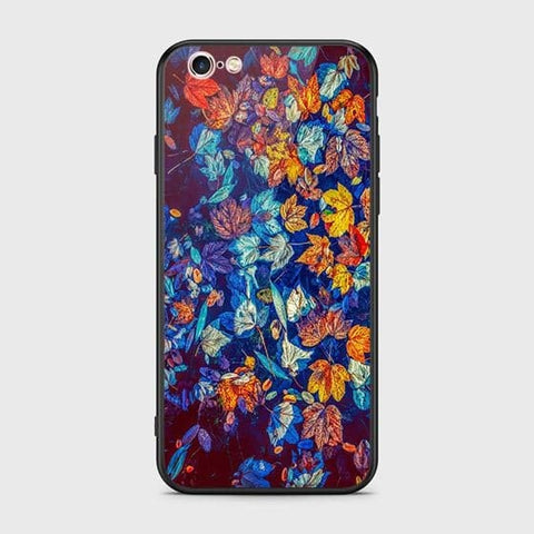 iPhone 6S / 6 Cover - Floral Series 2 - HQ Ultra Shine Premium Infinity Glass Soft Silicon Borders Case