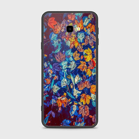 Samsung Galaxy J4 Plus Cover - Floral Series 2 - HQ Ultra Shine Premium Infinity Glass Soft Silicon Borders Case