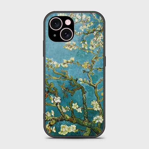 iPhone 15 Plus Cover- Floral Series 2 - HQ Ultra Shine Premium Infinity Glass Soft Silicon Borders Case